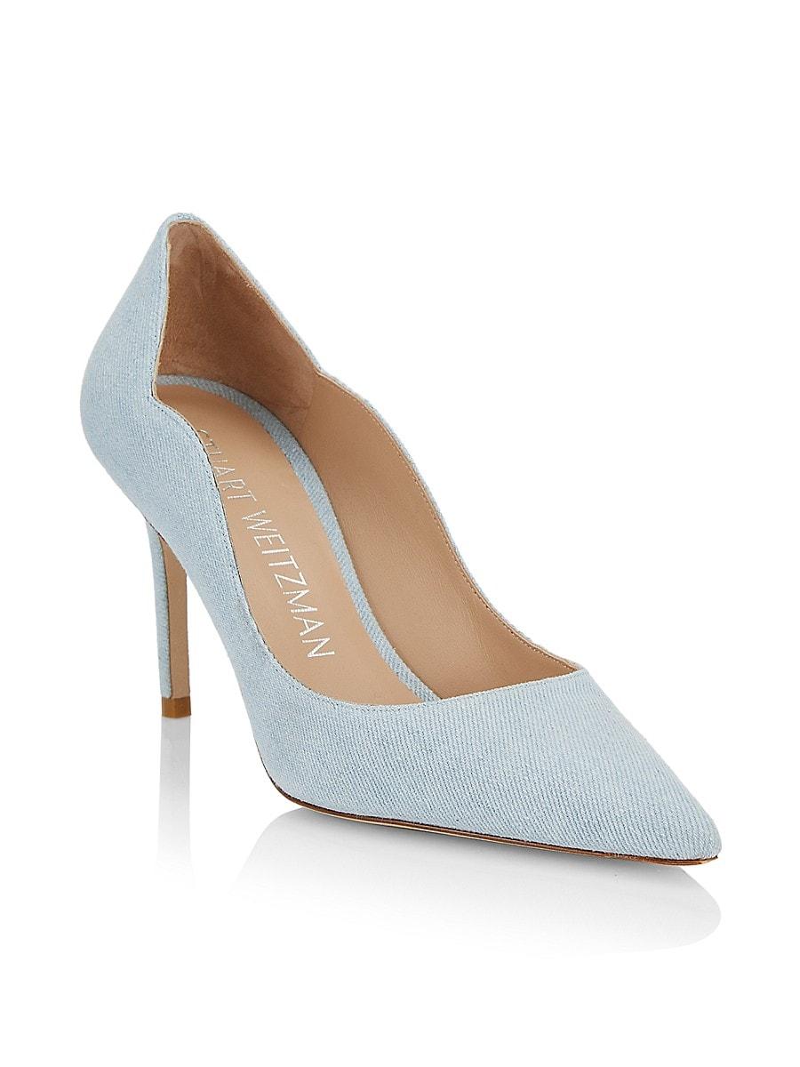 Stuart weitzman cheap blue pumps