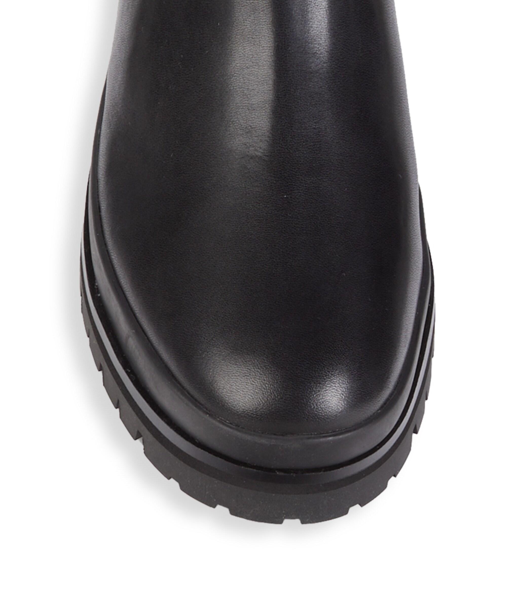 Kate Spade Josie Leather Chelsea Boots in Black | Lyst