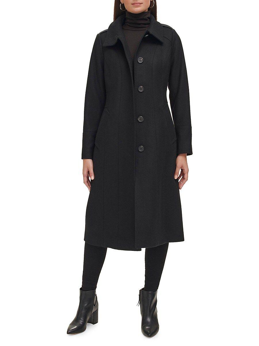 Kenneth cole deals wool blend coat
