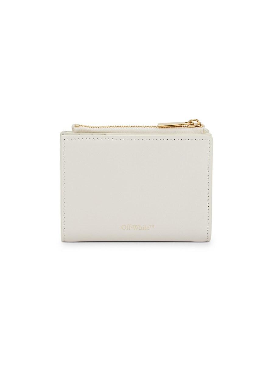 Off-White c/o Virgil Abloh Jitney Logo Leather Bifold Wallet in