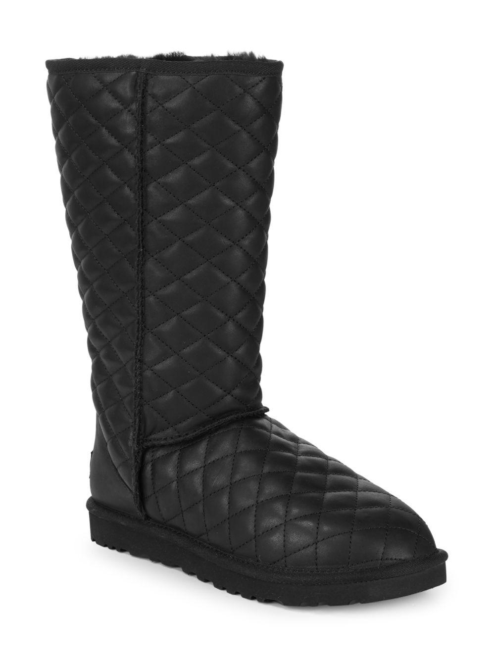 quilted leather uggs