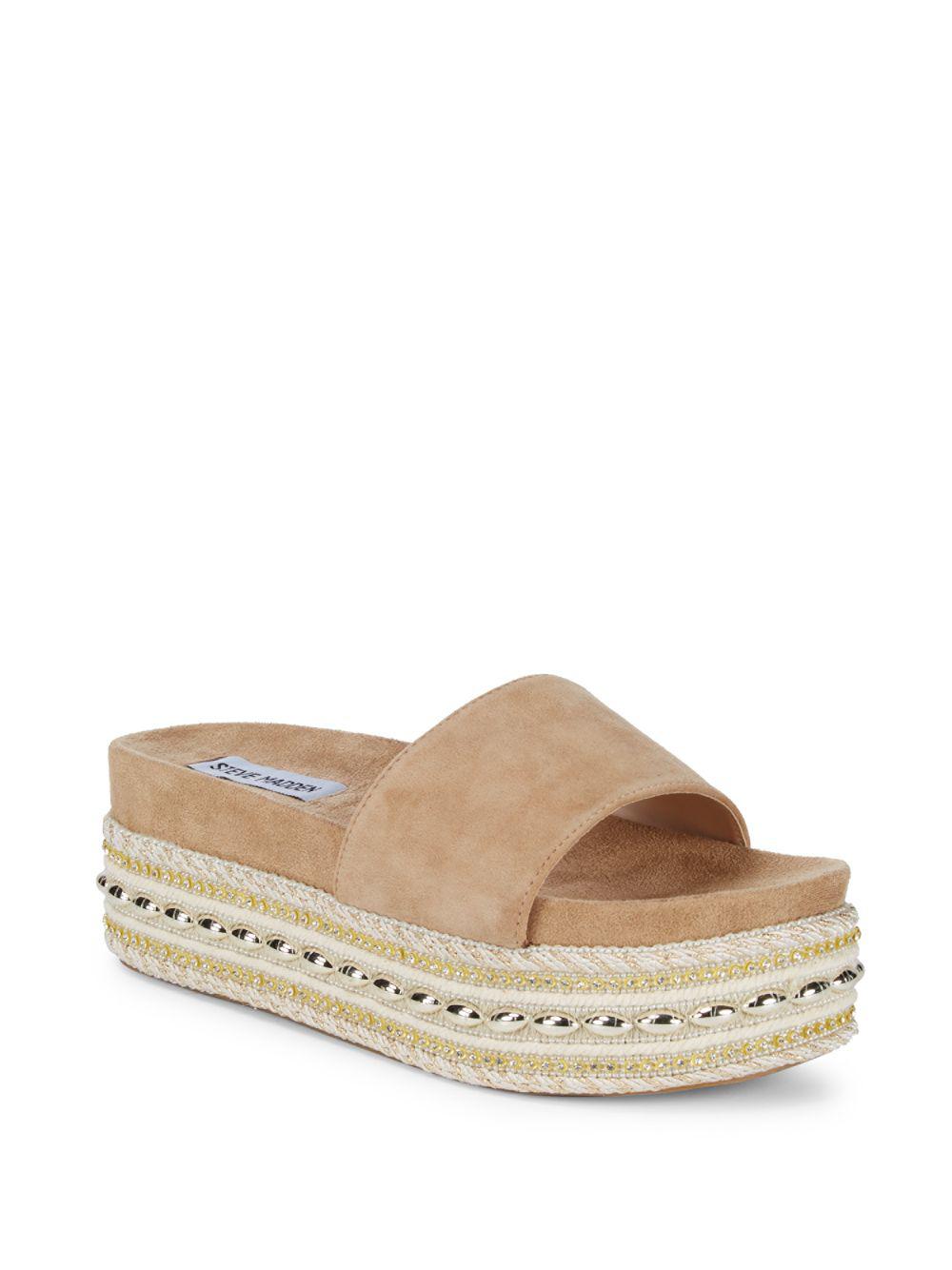 steve madden espadrille slides