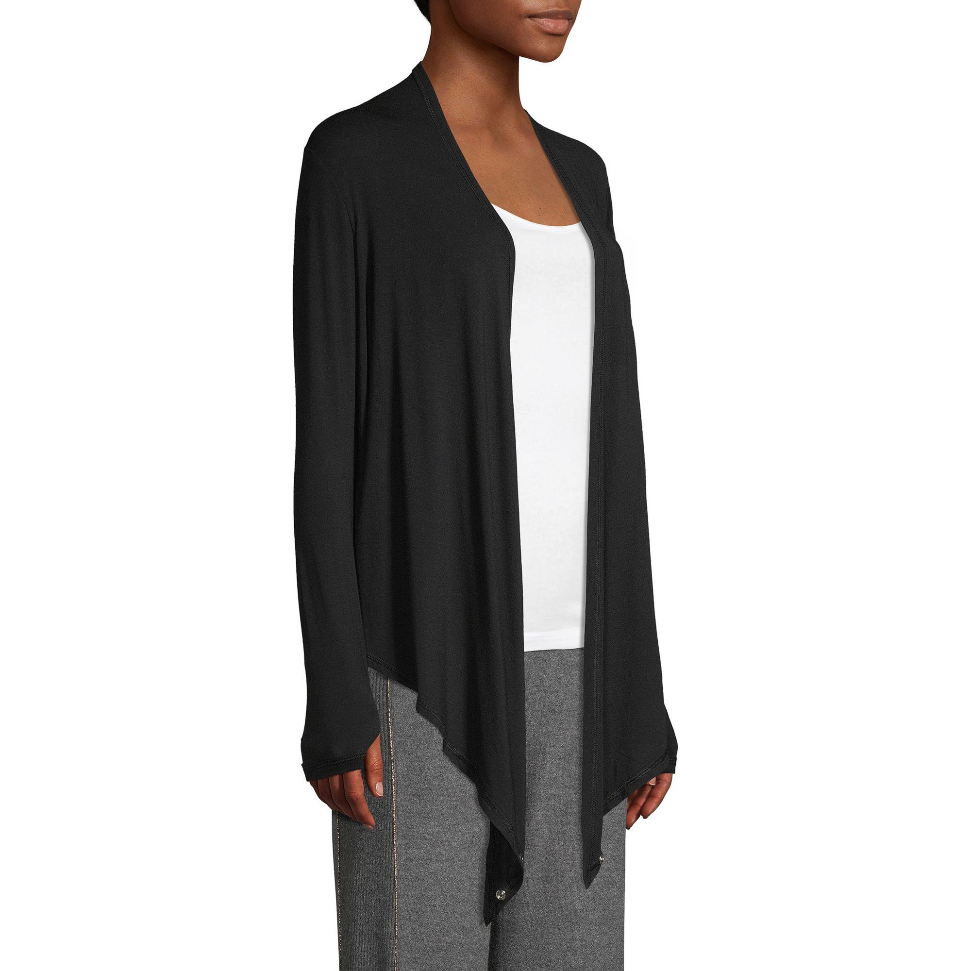 convertible asymmetrical cardigan