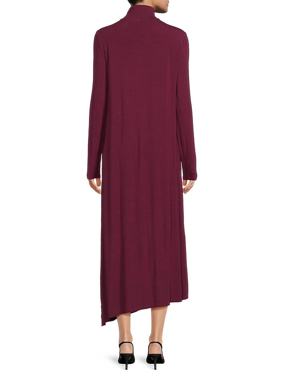 BCBGMAXAZRIA Kabrina Asymmetric Midi Sweater Dress in Purple Lyst