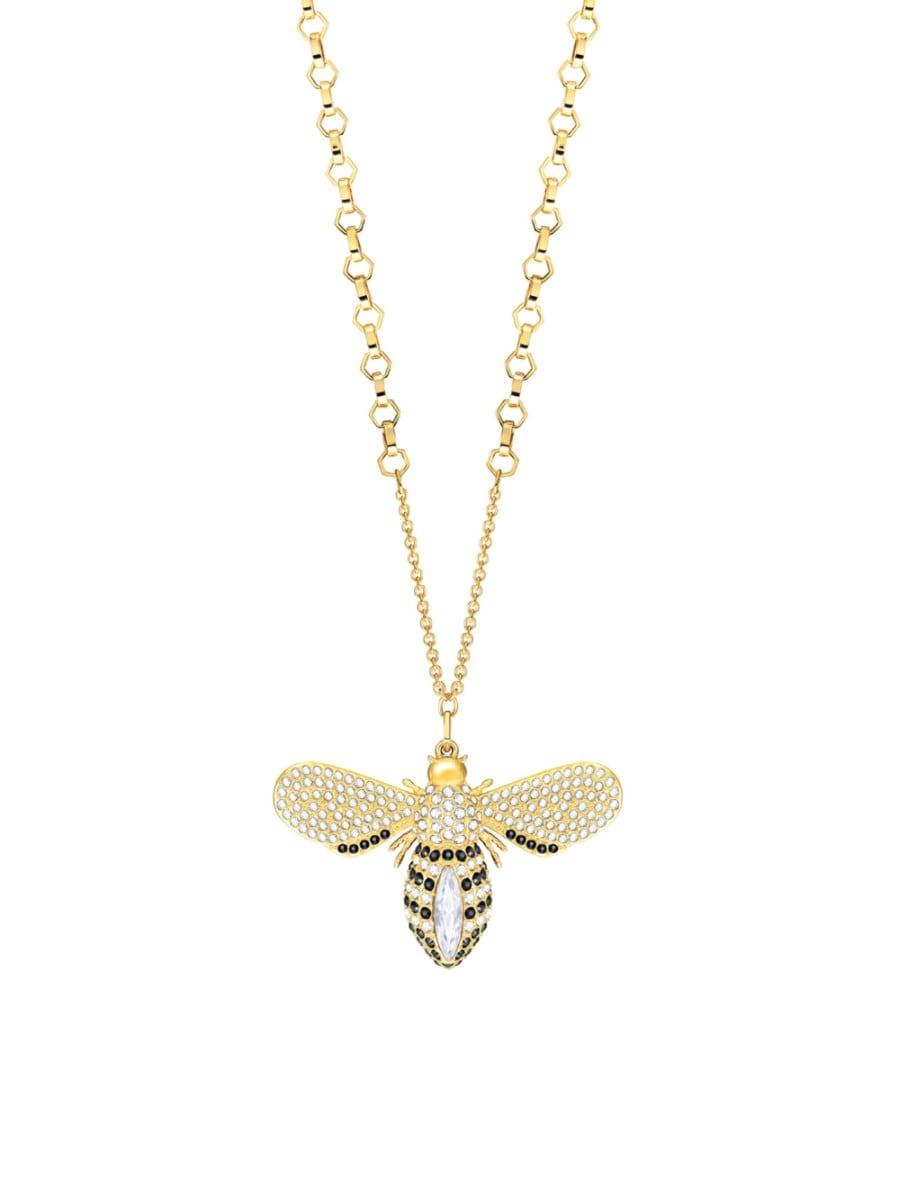 Lisabel Crystal Bee Pendant Necklace 