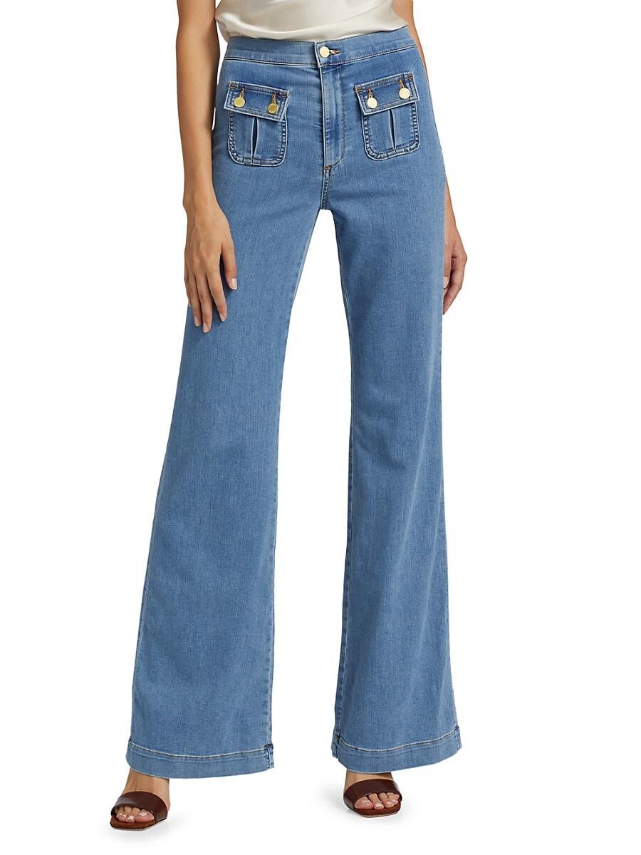 Ramy Brook Candice Flare Leg Jeans in Blue | Lyst