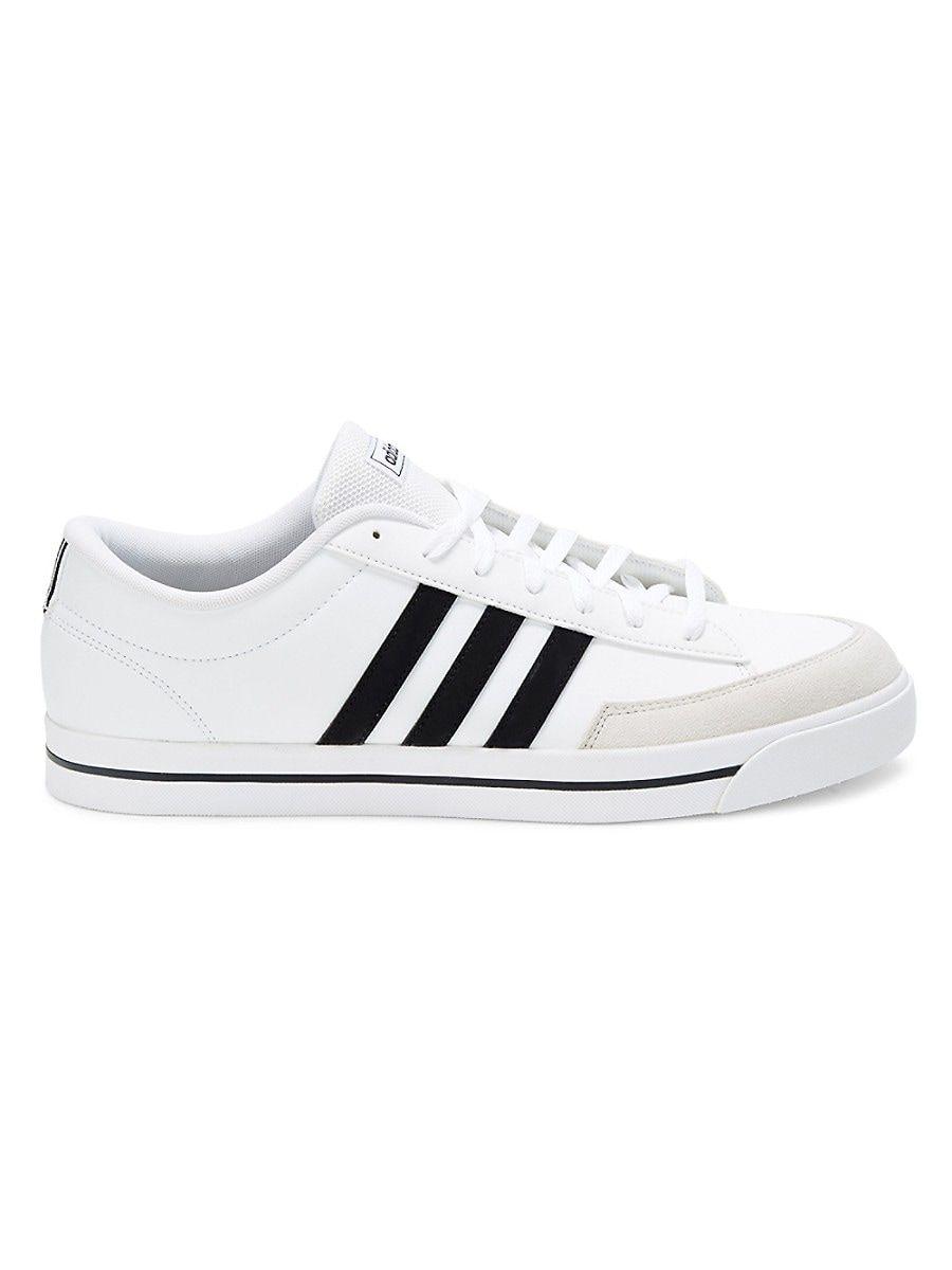 adidas Retrovulc Striped Sneakers in White for Men | Lyst