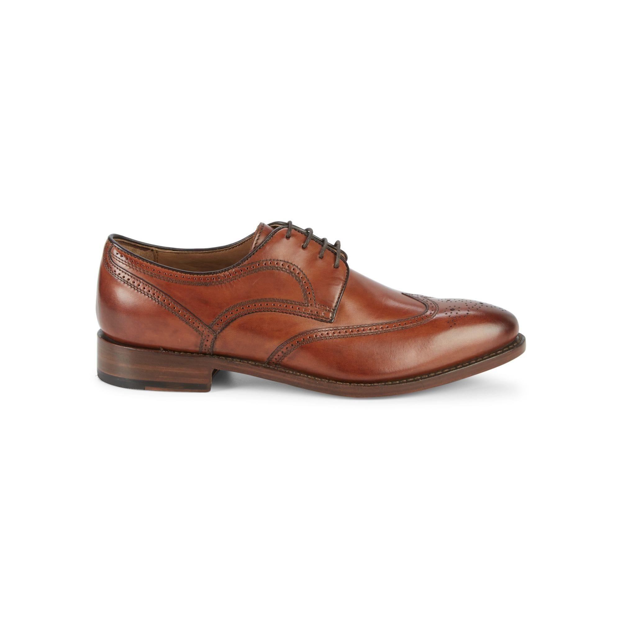 johnston and murphy brown wingtips