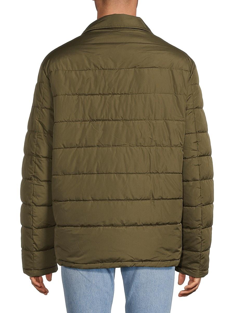 Buffalo David Bitton Ericson Quilted Jacket in Green for Men Lyst UK