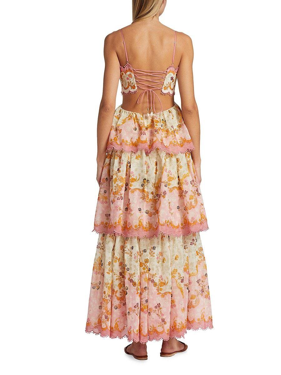 Zimmermann open back clearance dress