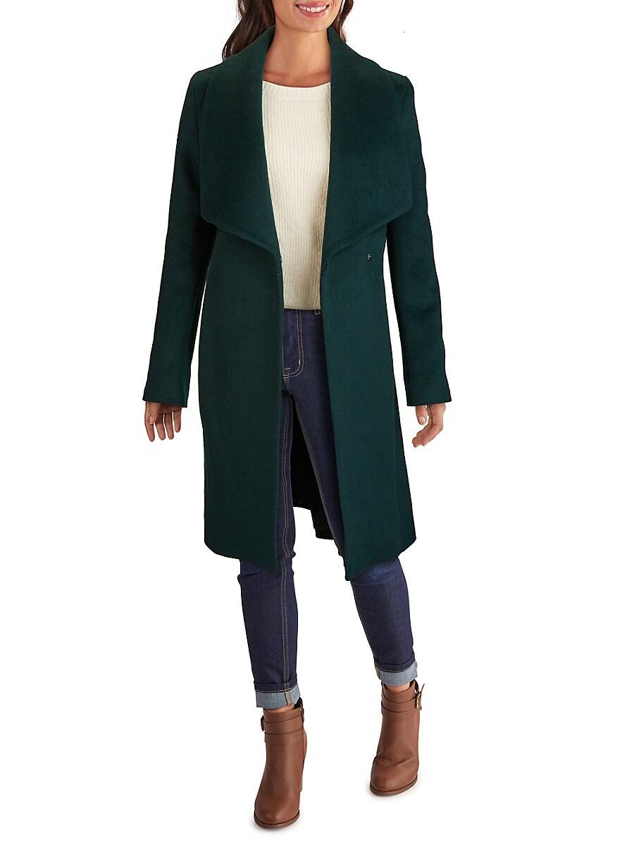Cole haan wrap coat dusty deals rose