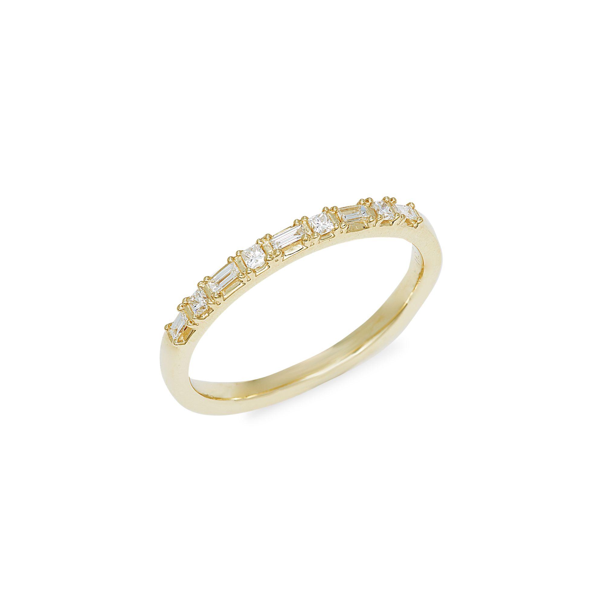 Saks Fifth Avenue 14k Yellow Gold & Diamond Band Ring in Metallic Lyst