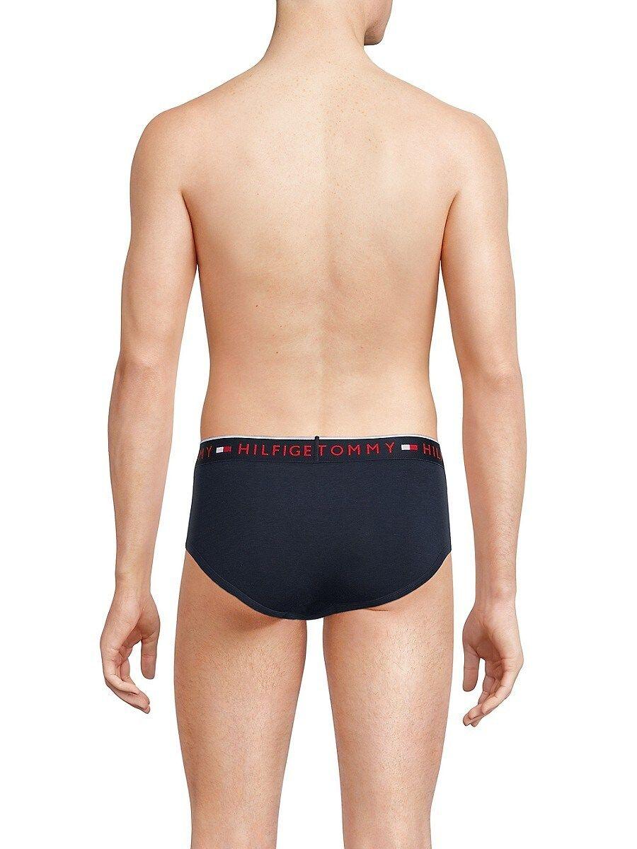 Tommy Hilfiger 3-pack Luxe Stretch Briefs in Blue for Men | Lyst