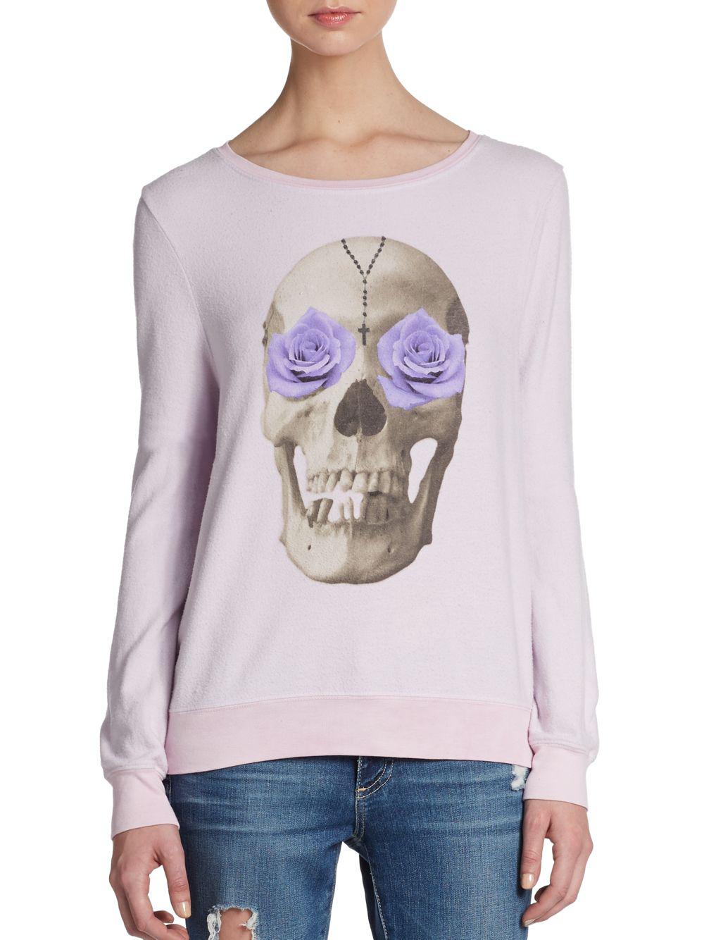 wildfox skull sweatshirt