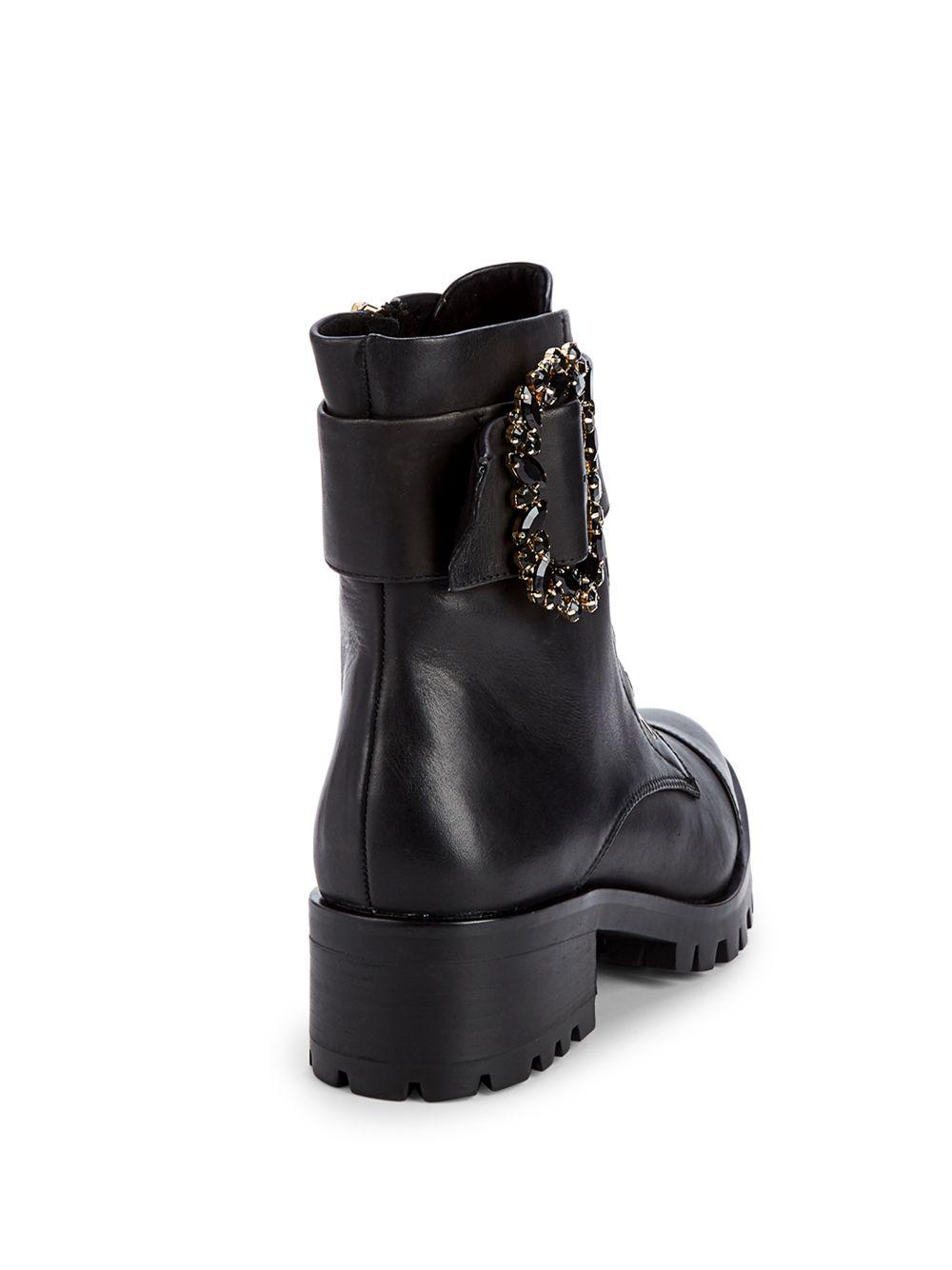 Karl lagerfeld piper combat boot Clearance