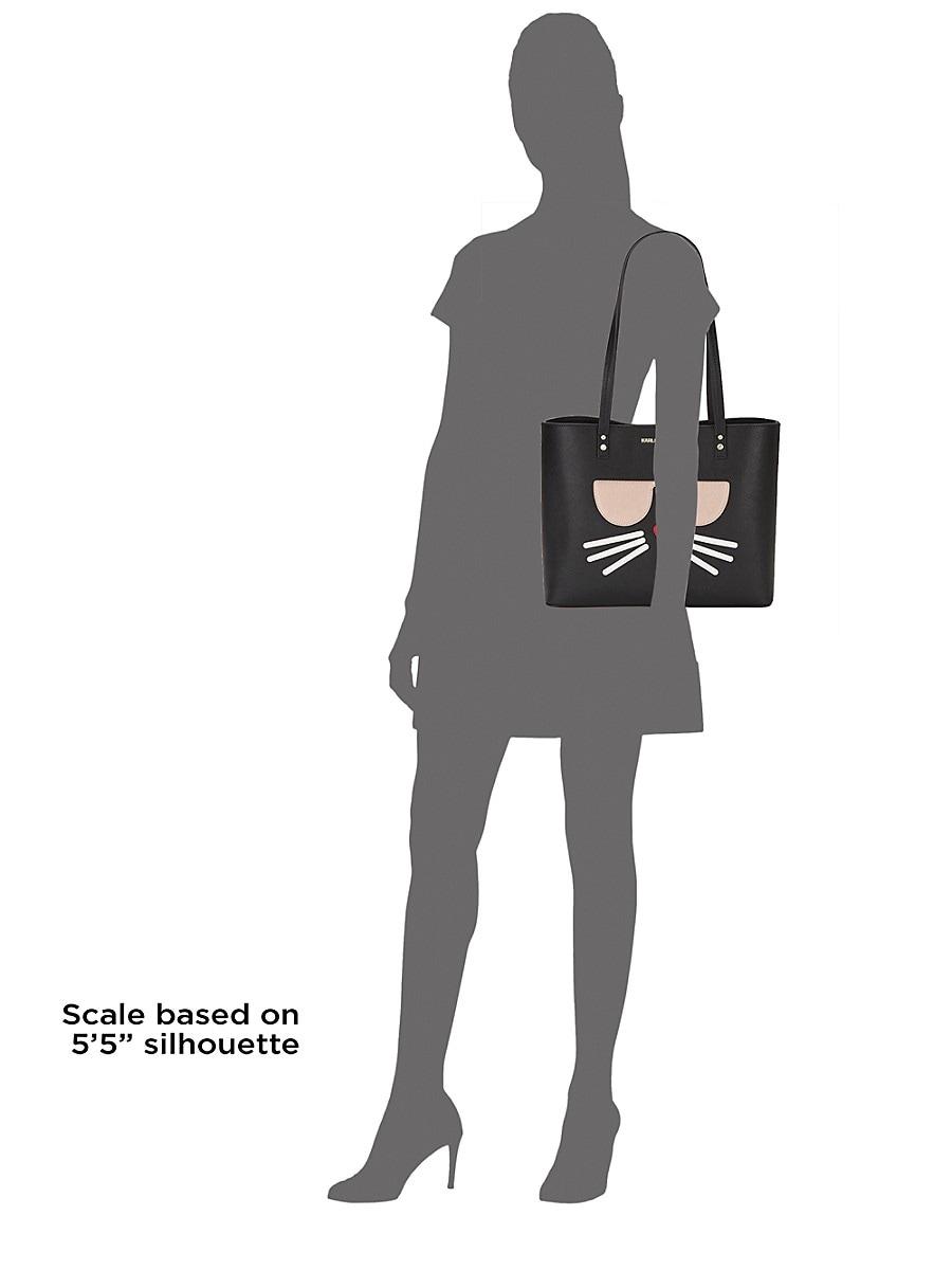 karl lagerfeld maybelle cat tote