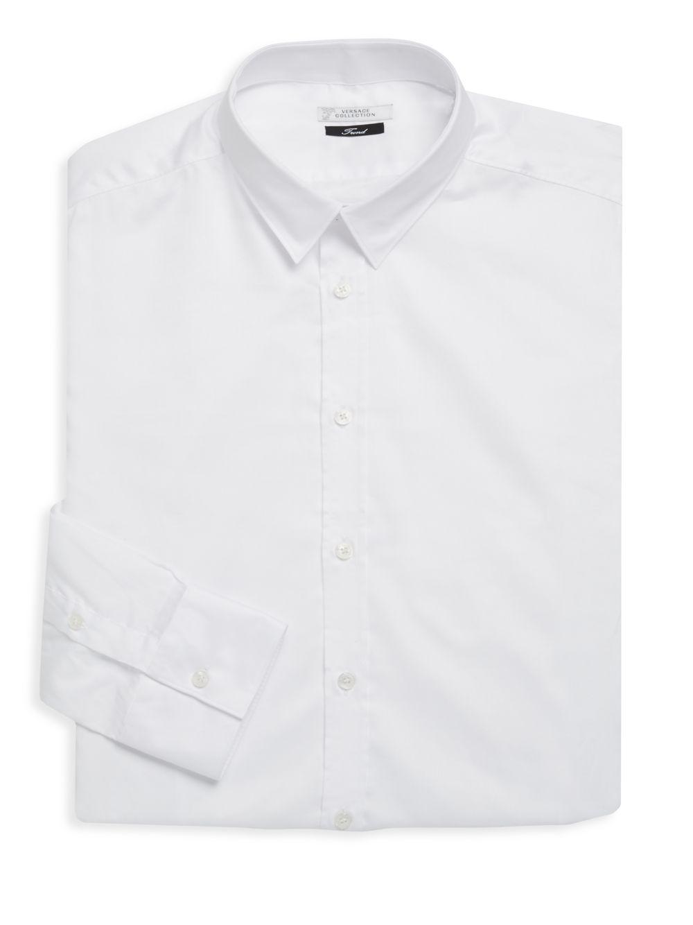 versace mens white shirt