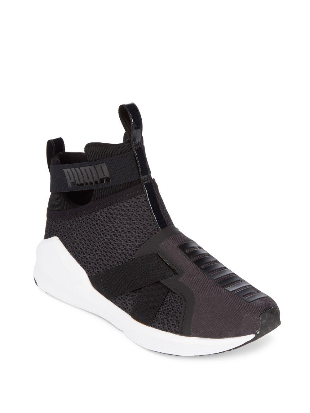high top pumas with strap
