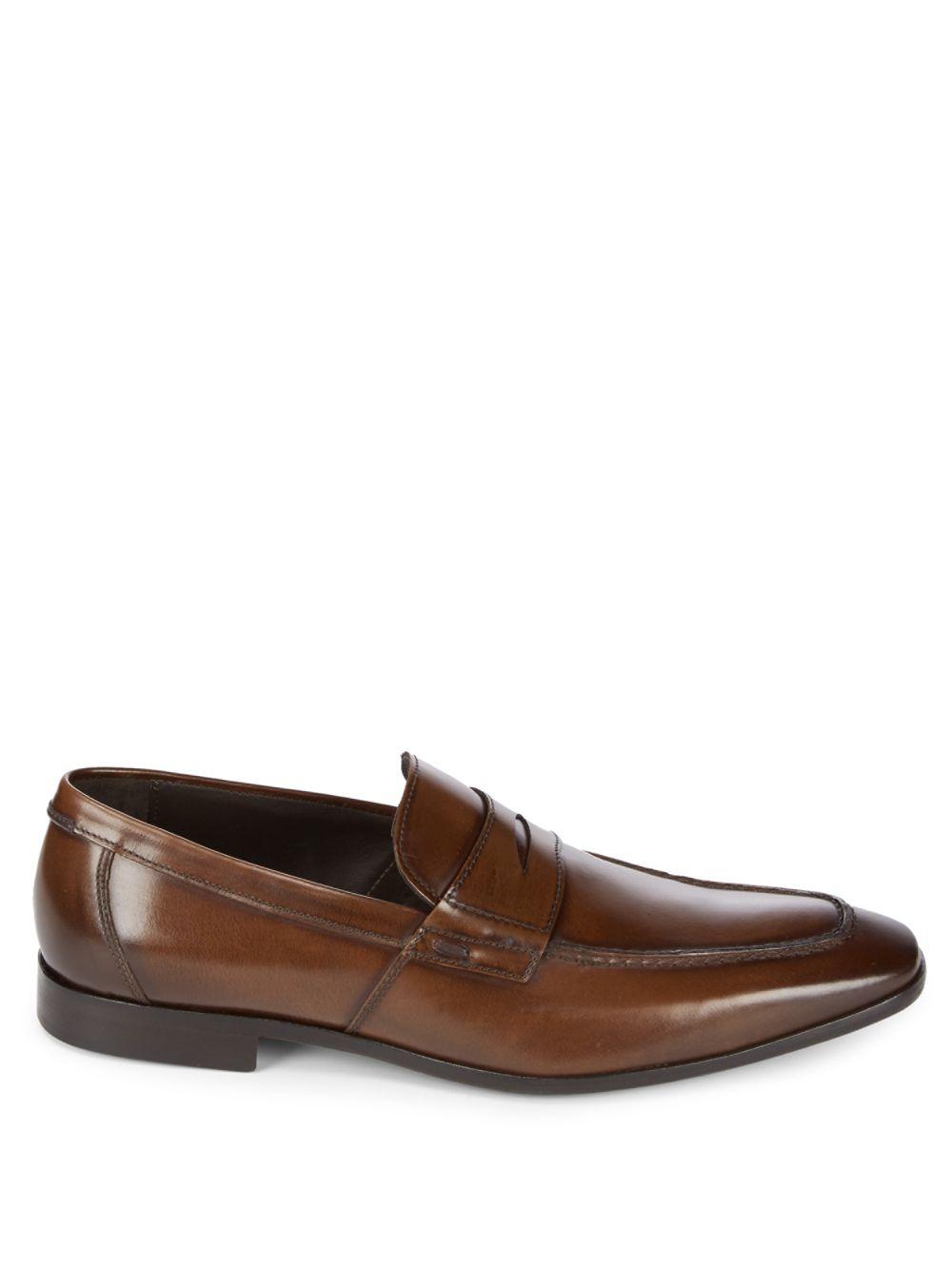 bruno magli legacy leather loafers