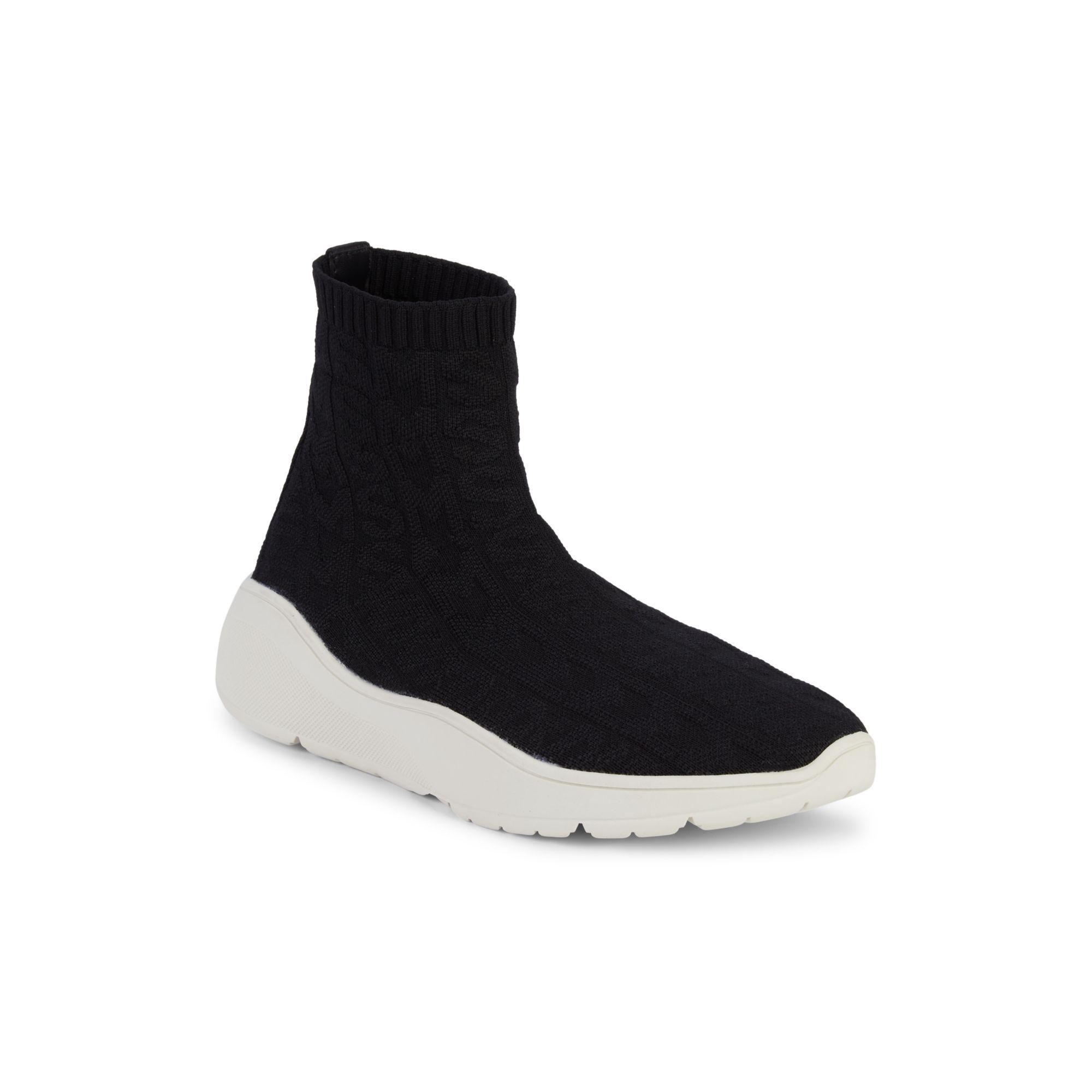 Steve Madden Synthetic Vilma Sock Sneakers in Black - Lyst