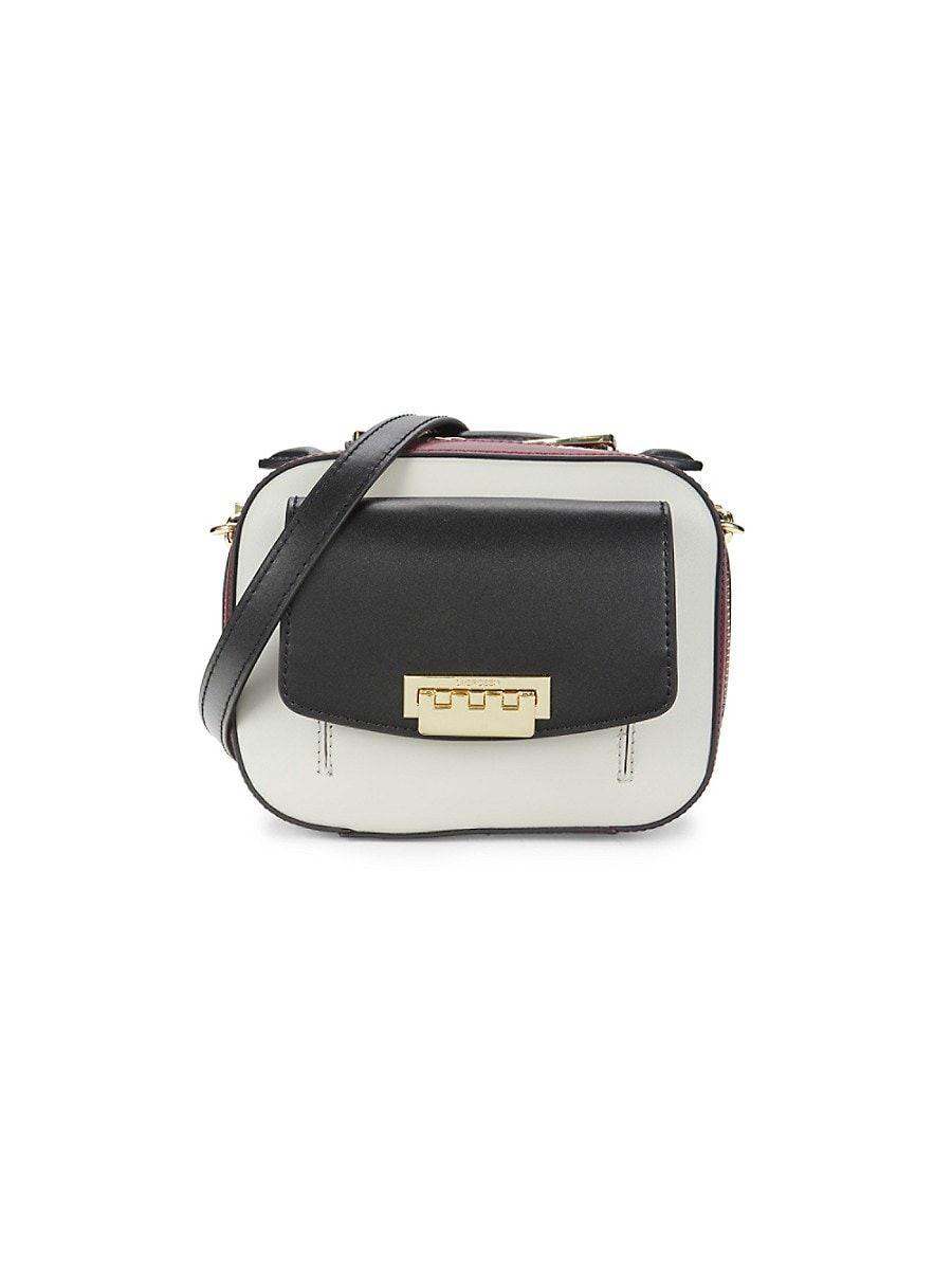 Zac Posen Earthette Leather Camera Crossbody Bag in Black Lyst