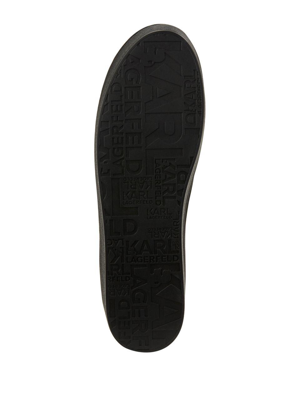 karl lagerfeld platform trainers