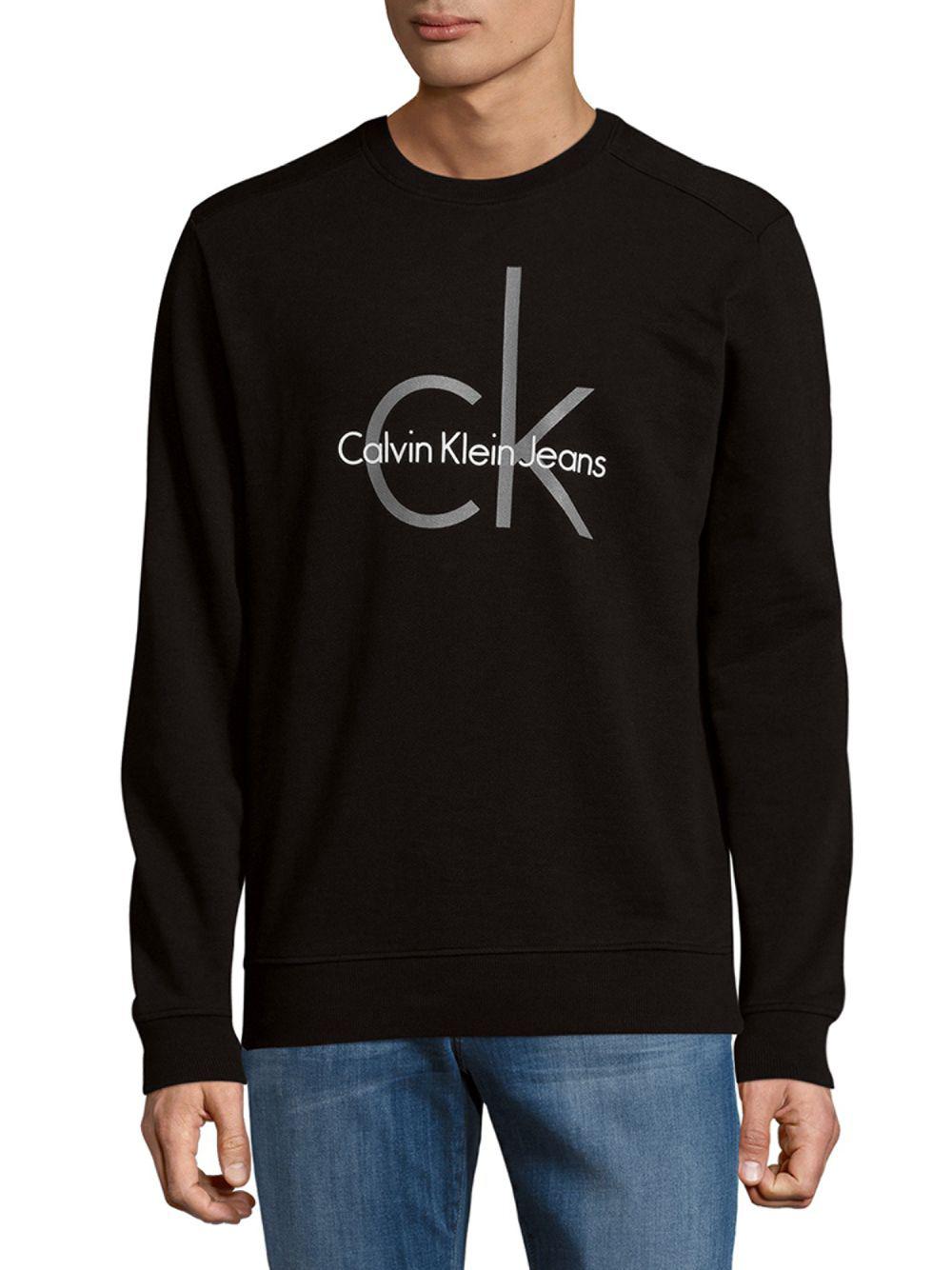 Calvin Klein Cotton Crewneck Sweatshirt 