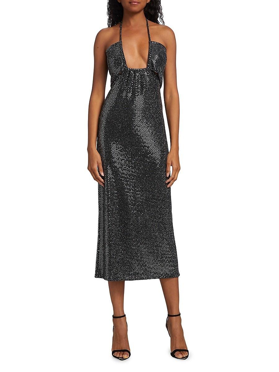【Dodo Bar Or】 Sequined gatheredミディドレス Dodo Bar Or Byonce sequined maxi dress Dodo Bar Or