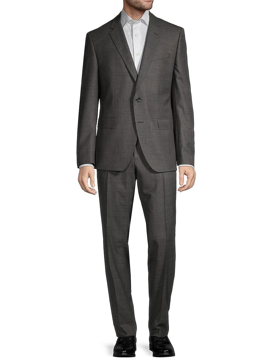 BOSS by HUGO BOSS Hhuge214 Virgin Wool Slim Fit Suit in Gray for Men