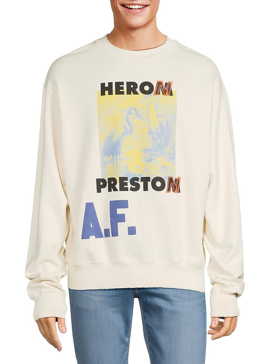 【HERON PRESTON】print sweatshirt/追跡可能/全国送料無料 Heron Preston Heron Printed Logo Hoodie | Saks Fifth Avenue