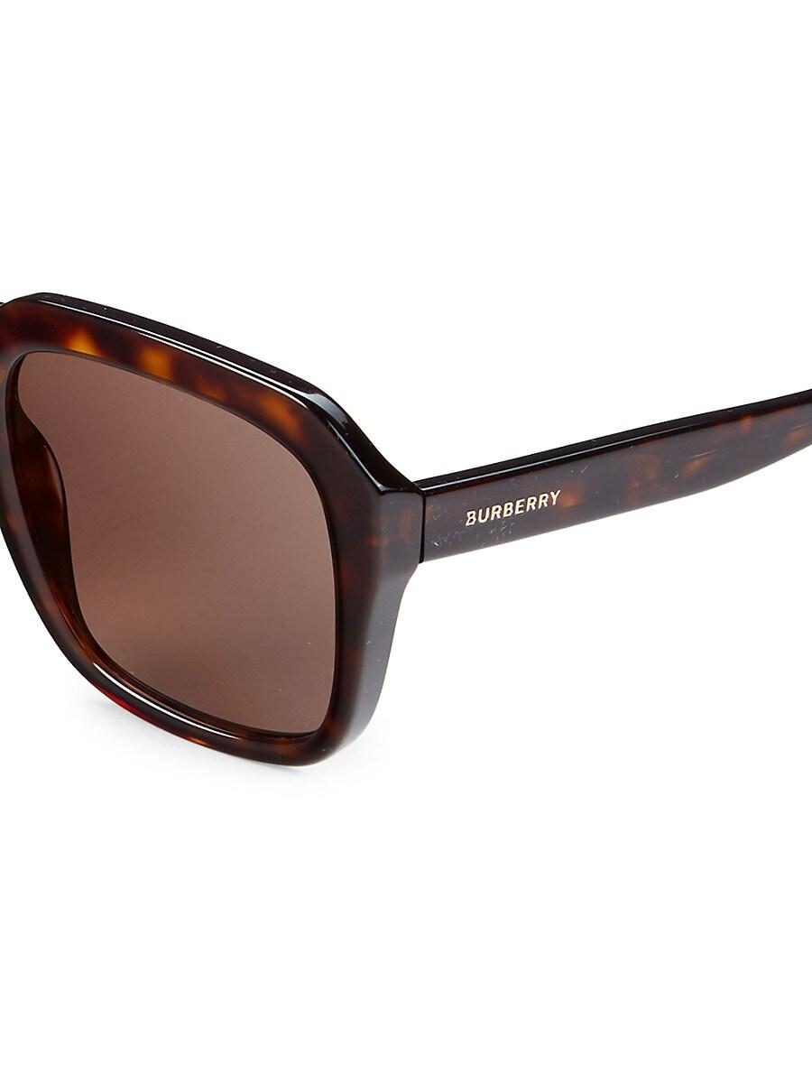 burberry 55mm square sunglasses