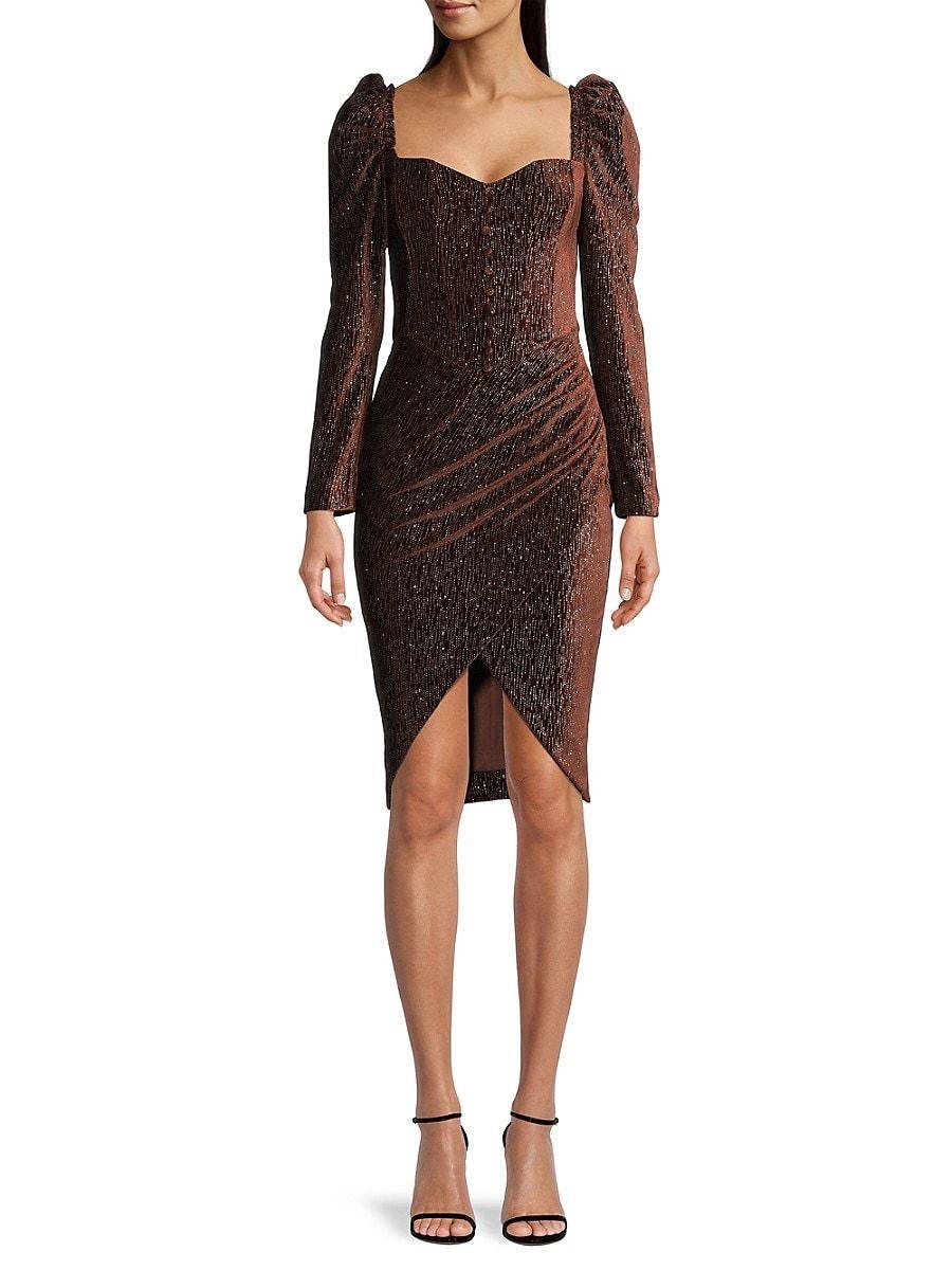 Lavish alice velvet dress cheap