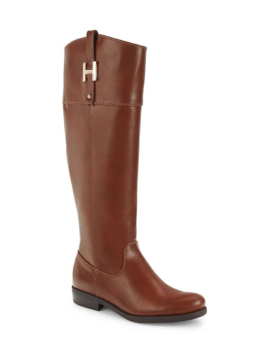 tommy hilfiger boots knee high