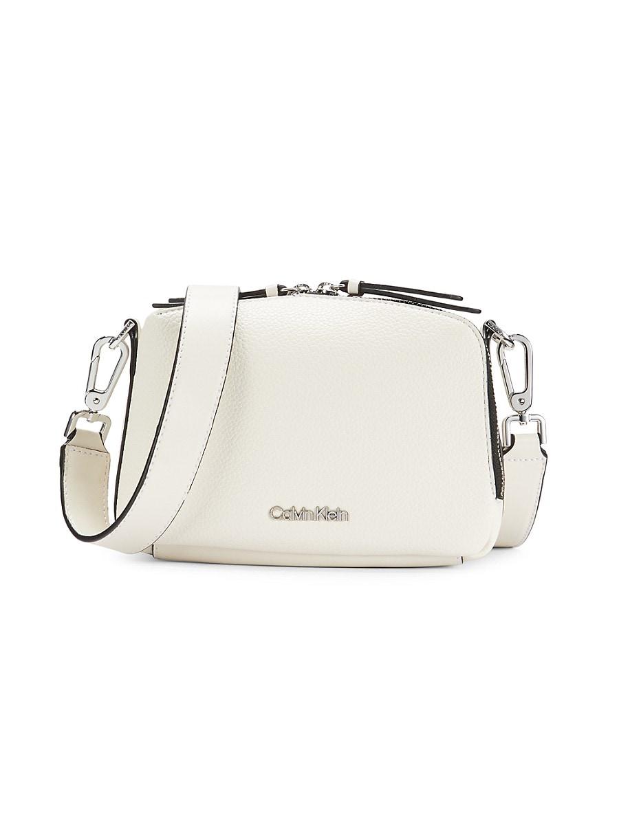 Calvin Klein Brenda Faux Leather Crossbody Bag | Lyst