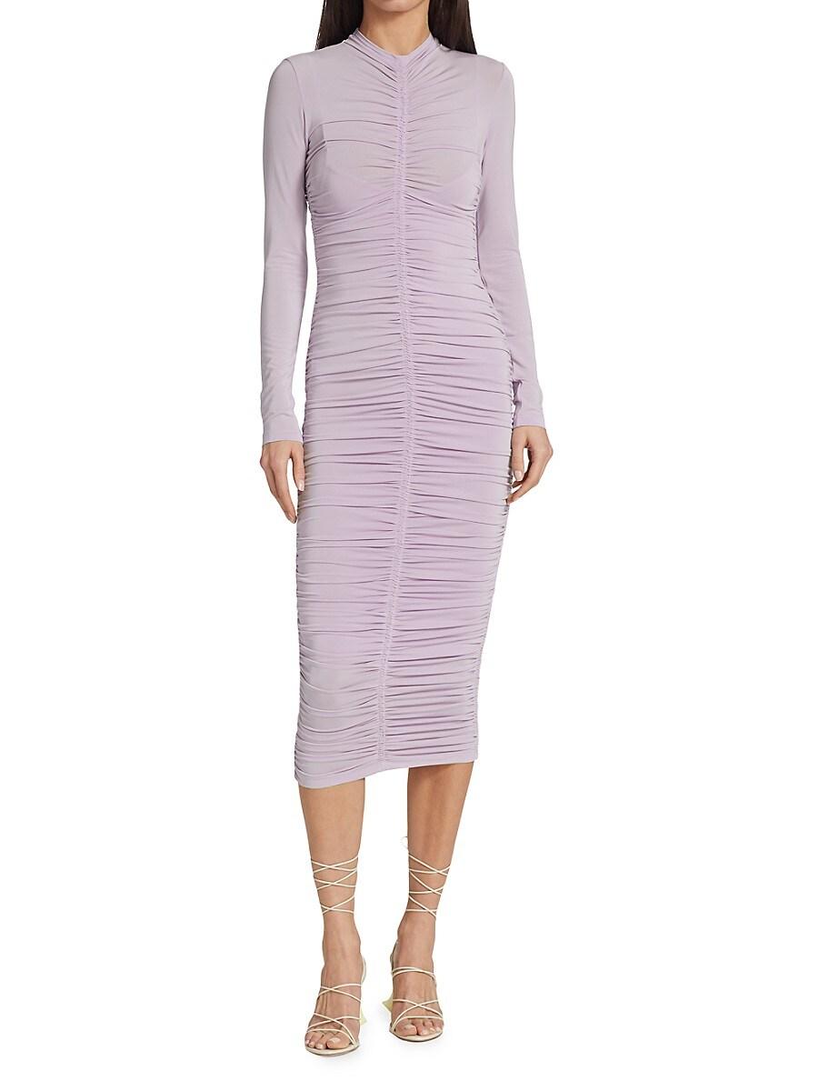 A.L.C. Ansel Ruched Bodycon Dress in Purple | Lyst