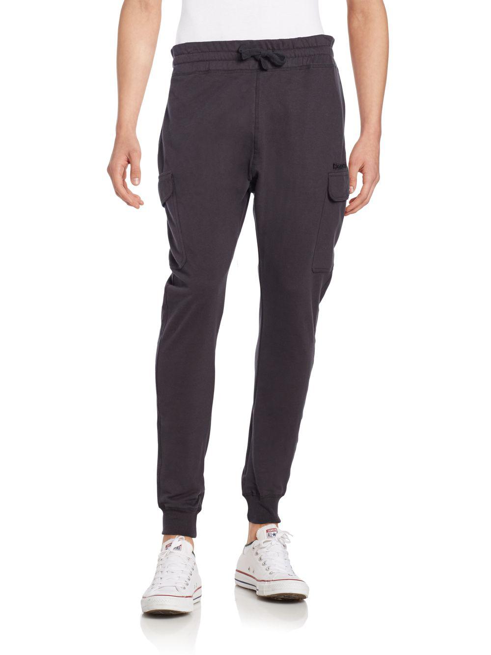 Bench Cotton Circulate Cargo Jogger Pants In Black For Men Lyst