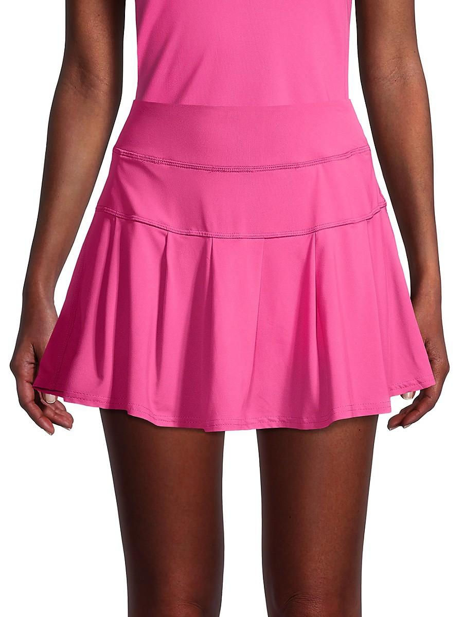 X By Gottex Anna Pleated Mini Tennis Skort in Pink | Lyst Canada