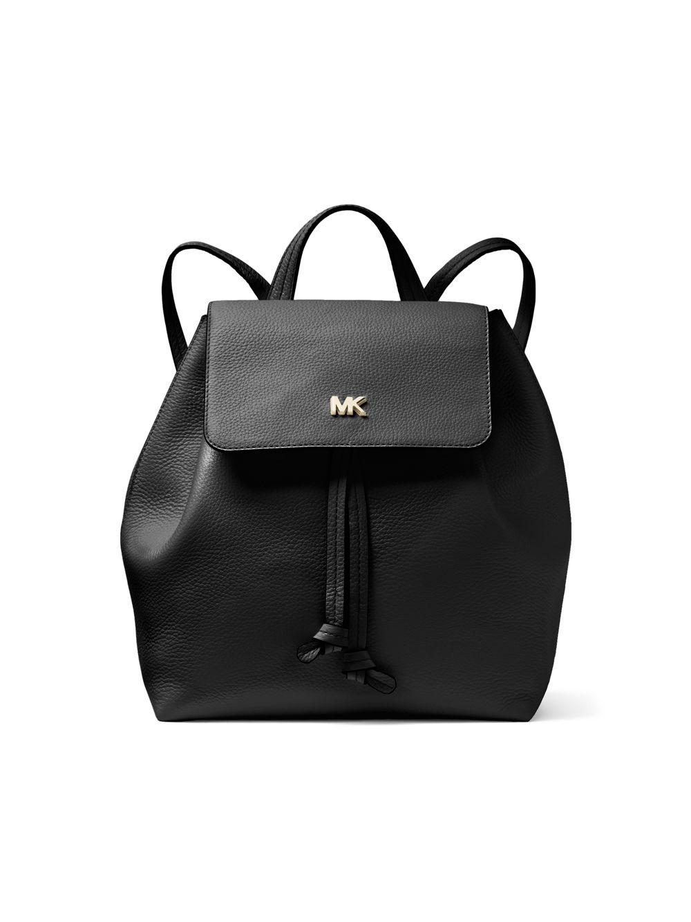 junie medium pebbled leather backpack