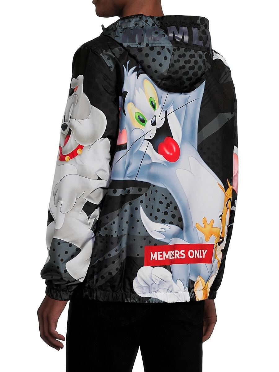 Members only cartoon jacket hot sale