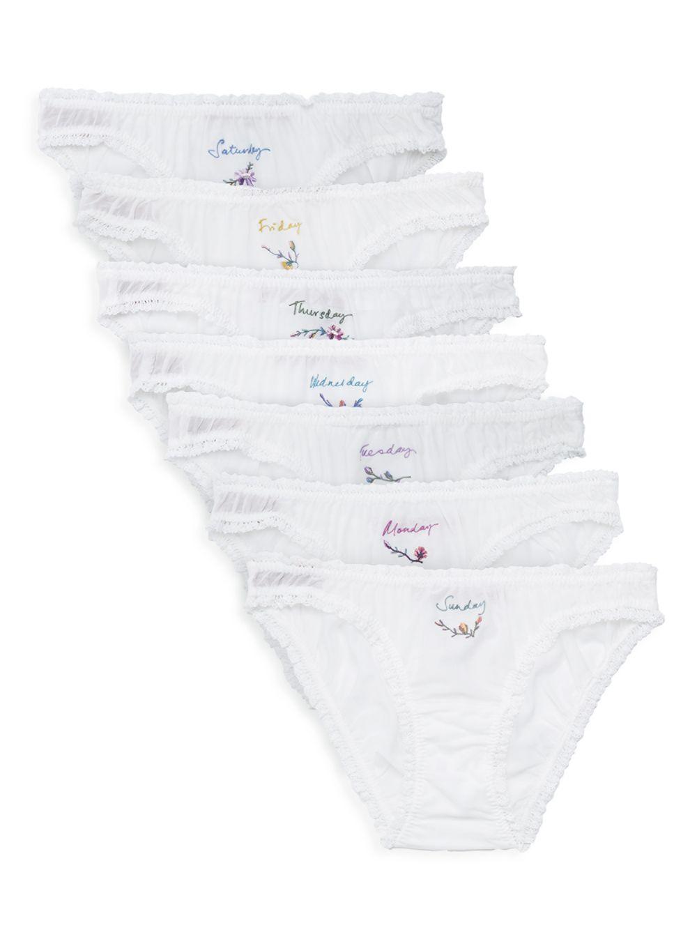 Stella McCartney Seven-piece Weekday Embroidered Underwear Box Set