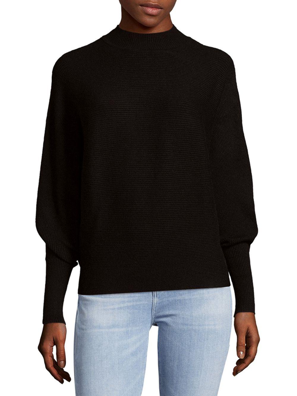 Philosophy Synthetic Dolman Sleeve Sweater in Black - Lyst