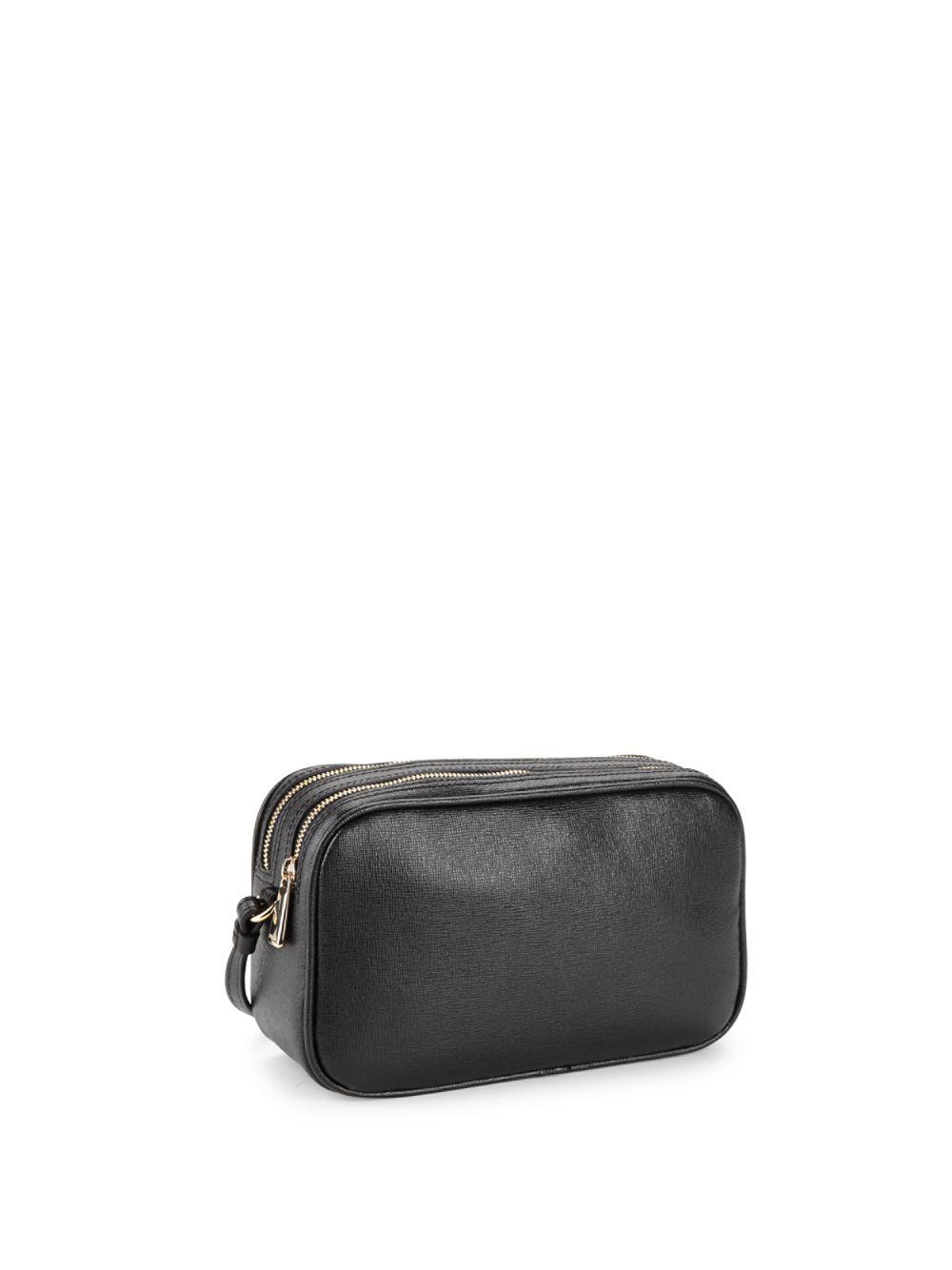 Furla Leather Lilli Xl Crossbody Bag in Black - Lyst