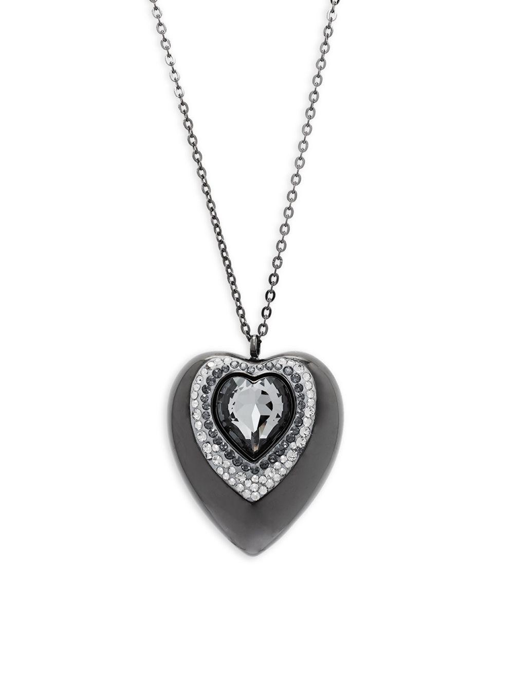 Swarovski Active Crystals Heart 8gb Usb Pendant Necklace in Metallic | Lyst