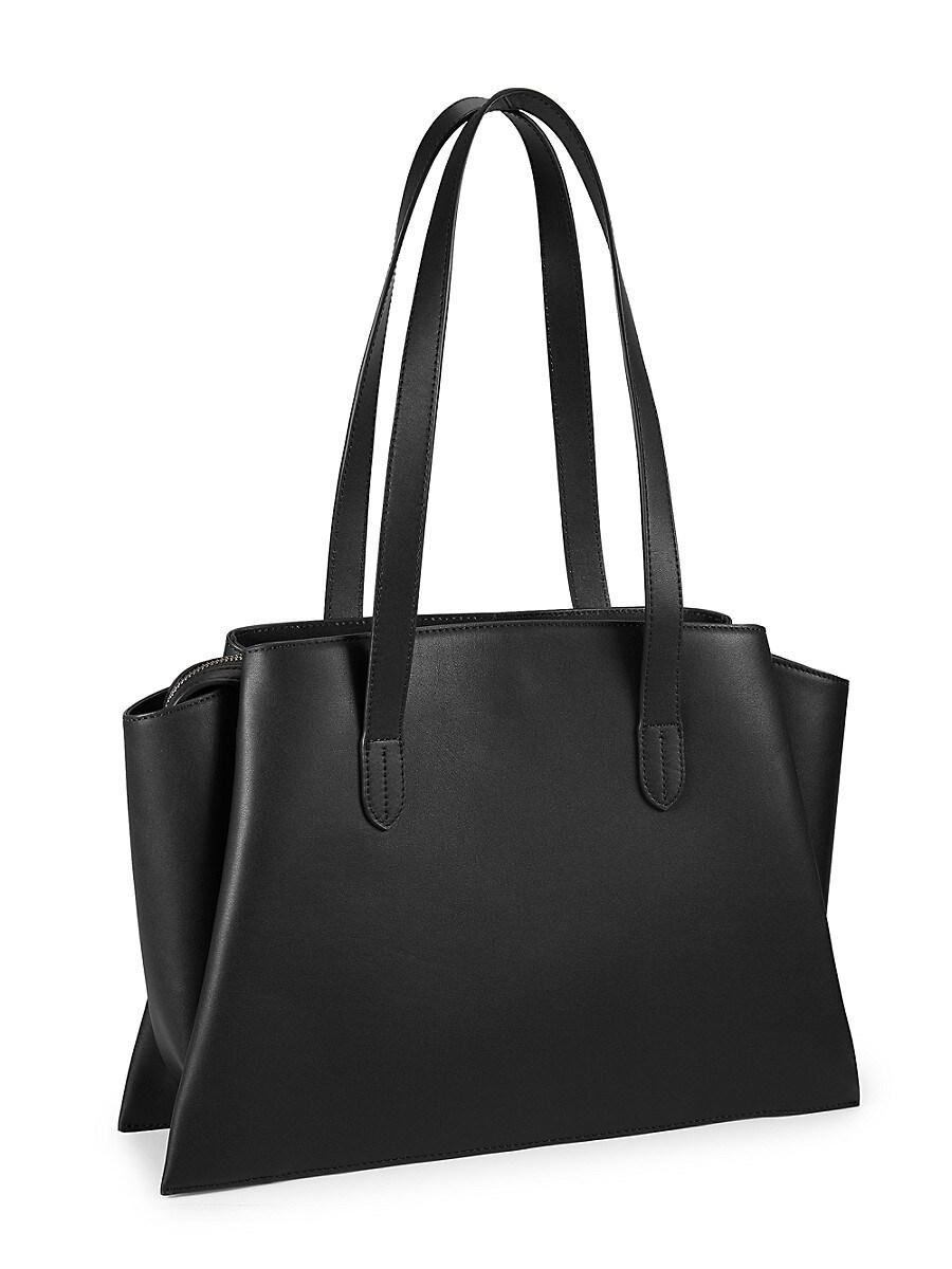 トートバッグ KARA Bow Midi Handbag - Kara - Leather - Black Kara Bow Midi Bag in Black | Lyst