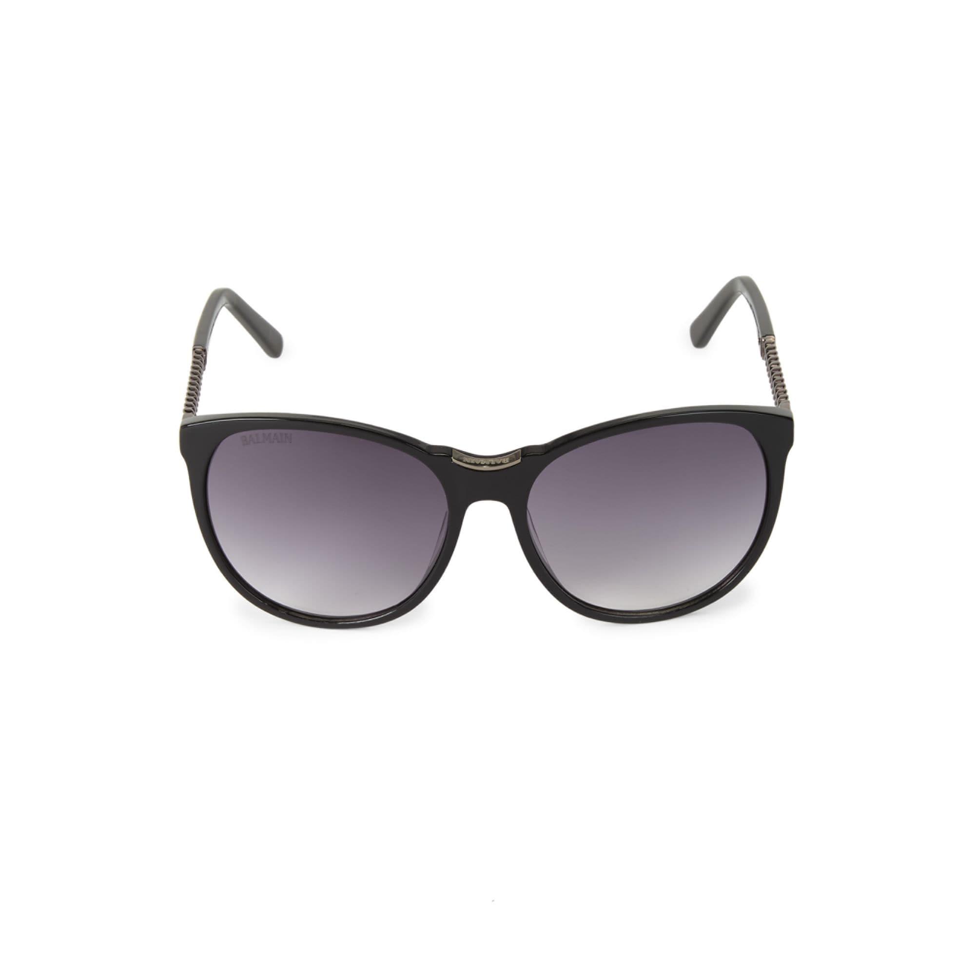 Balmain 58mm Square Sunglasses in Black - Lyst