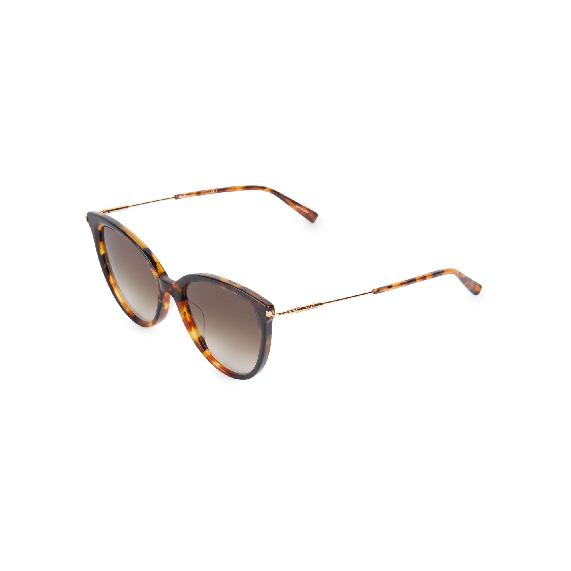 Max Mara Classy Vii 52mm Cat Eye Sunglasses in Black | Lyst