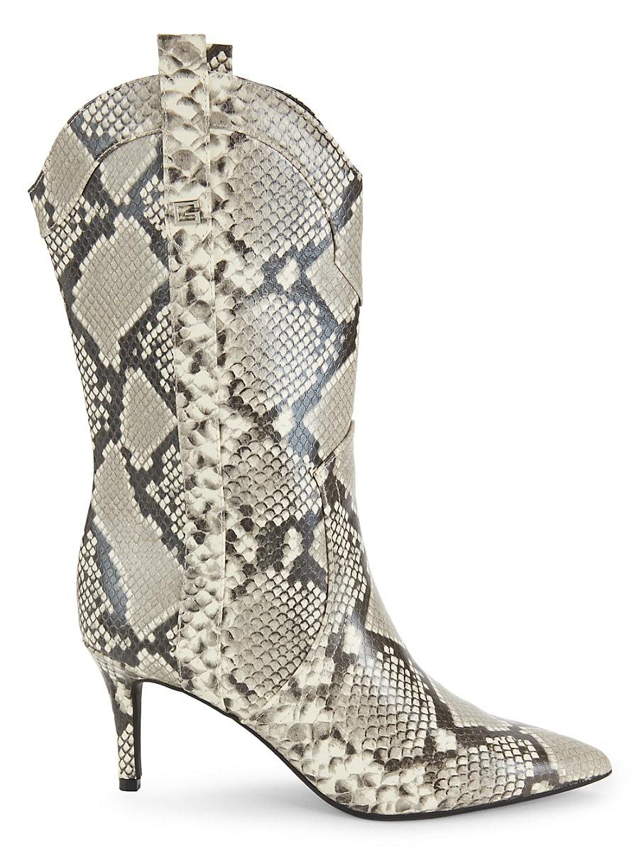 Guess silver boots deals