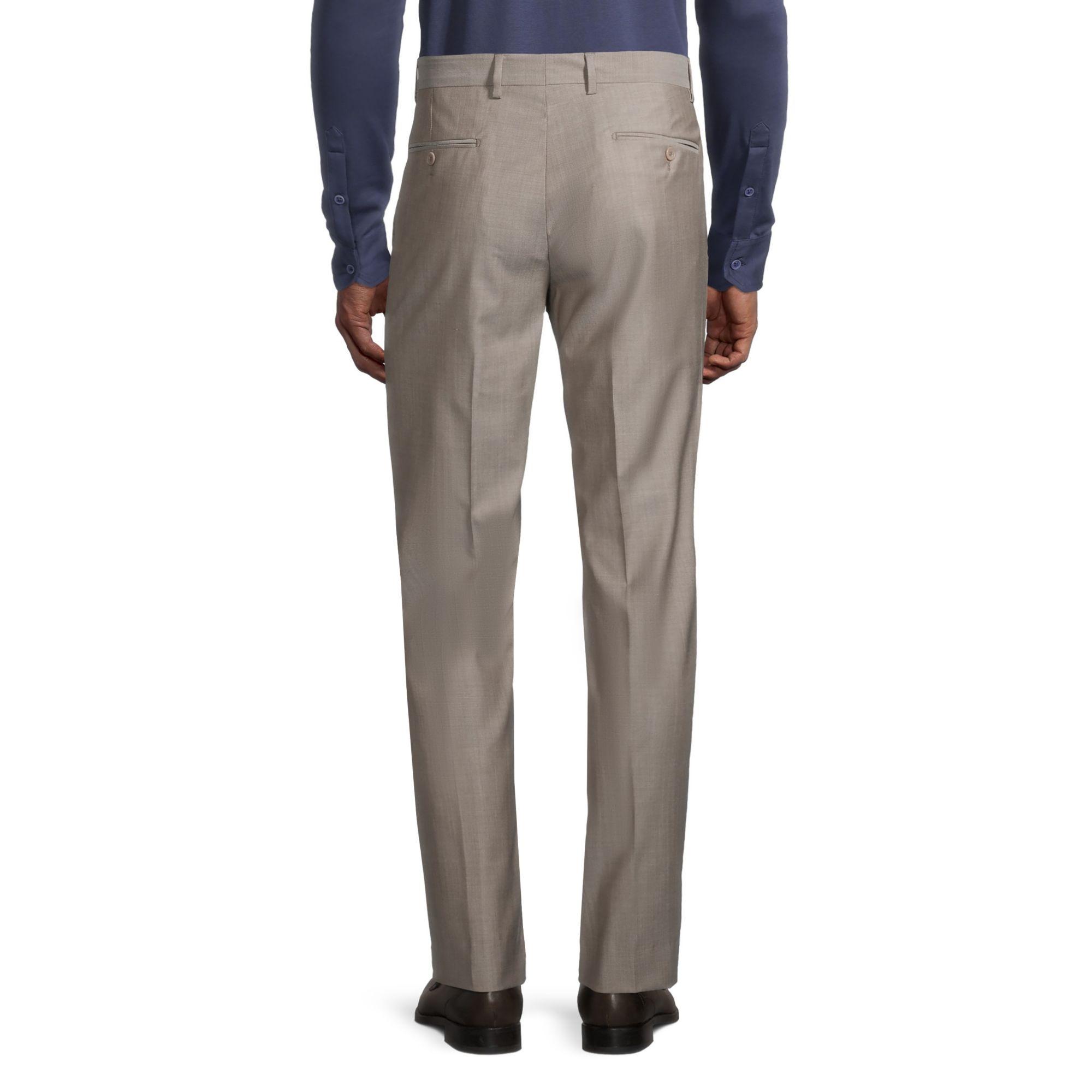 gray wool trousers