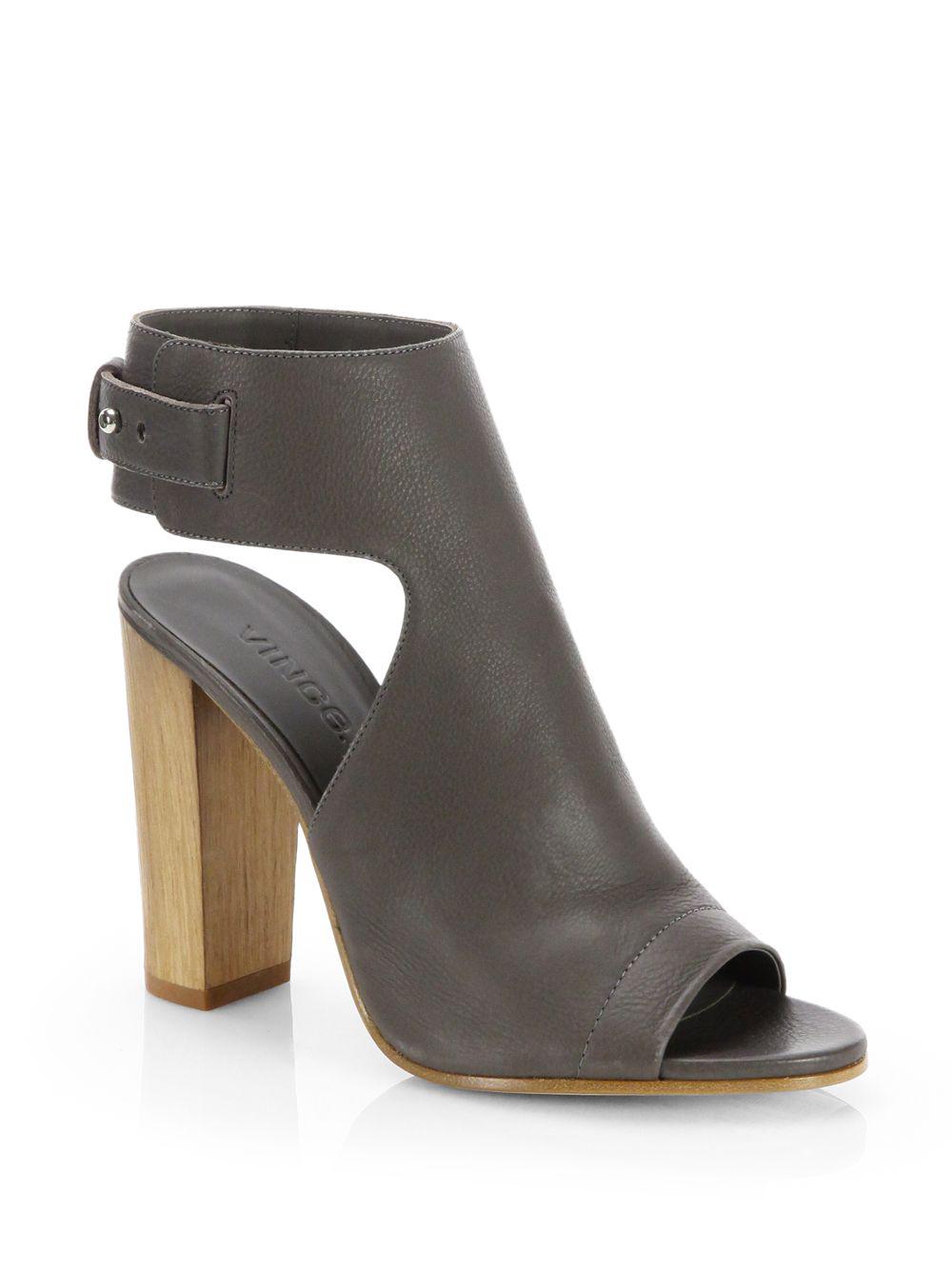 vince addie open toe booties