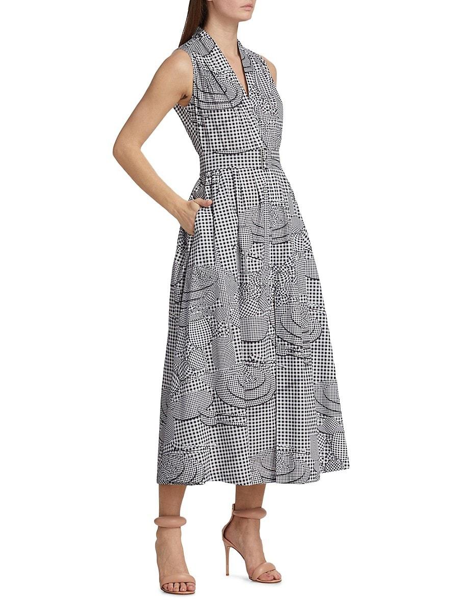 Lela rose gingham dress cheap